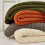 Chunky Cable Knit Throw Blanket, 100% Cotton, Burnt Orange, 5