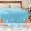 Light Blue Twin Throw Blanket 60x80 in – 3D Checkered 5