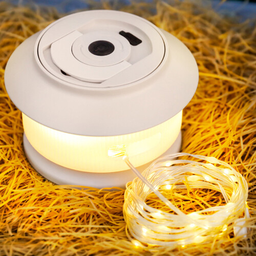 LED CL20 3000mAh 128x128x78mm Beige/Grün 1