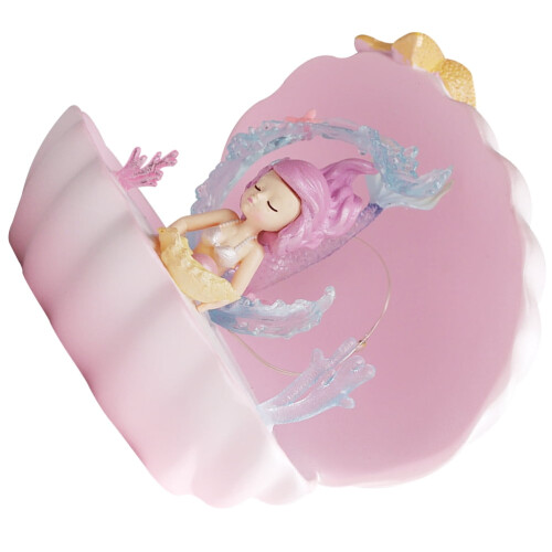 Νυχτερινό Ανοιχτό Ροζ Σχέδιο Γοργόνας Resin1Set Ναυτικό Στυλ 2
