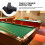 2 Pcs Hardware Pool Table Corner Covers Table Corner Protector Black 13.00X13.00X2.00CM 2
