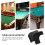 2 Pcs Hardware Pool Table Corner Covers Table Corner Protector Black 13.00X13.00X2.00CM 4