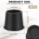 4/6Pcs 4" Heavy Duty Plastic Bed Risers, Compatible with Beds, Sofas, Tables & Chairs 2