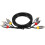 Audio Video Cable Speaker Amplifier Cable Dvd Player Connecting Cable Audio Cable (3RCA to 3RCA) 4