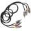 Audio Video Cable Speaker Amplifier Cable Dvd Player Connecting Cable Audio Cable (3RCA to 3RCA) 6