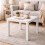 Square Side Table Small Coffee Table Bedside End Table Living Room Furniture 4