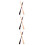 6Pièces Chausses- Longs Bois Dur Confortable Usage Voyage 5
