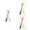 6Pièces Chausses- Longs Bois Dur Confortable Usage Voyage 7
