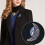 Spilla da donna a forma di luna con strass, colore blu. 6