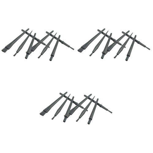 24Stk Esd Rework Bürste Schwarz Anti Static Rundgriff 2