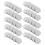 100Pièces Tampons Diffuseur Coton Fibre Argentés Pour Parfums 3
