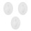 3Pièces Kit Plâtre Pour Magnets Mini Vases Blancs Décoration 6