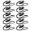 40Pcs Elastic Anti-Loss Walking Pole Wrist Straps Durable 2