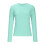 Damhöst Slim Fit Rundringad Långärmad Basic Toppar - Plus Size Vänlig Enfärgad Stretchig Höstblus S-2XL 3