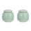 2Pcs Mini Ceramic Pet Casket Light Green Ash Storage Keepsake 6