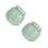 2Pcs Mini Ceramic Pet Casket Light Green Ash Storage Keepsake 10