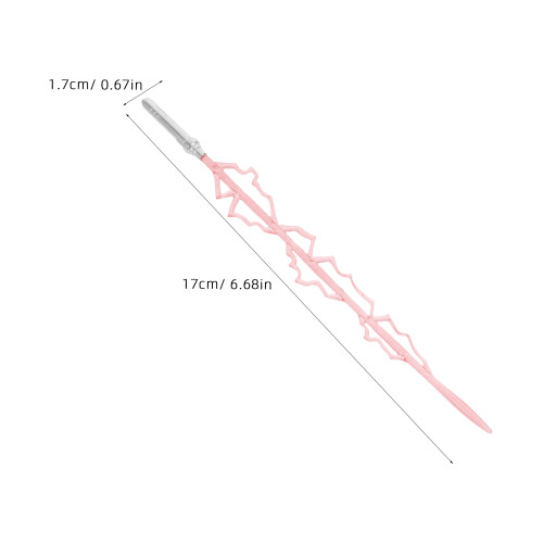 Accessoire Sabre Figurine Rose Plastique Décor Épée 1