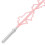 Accessoire Sabre Figurine Rose Plastique Décor Épée 8