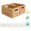 Water Hyacinth Storage Basket with Handles (Medium, 2-Pack) 2