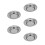5Pièces Plateau Rangement Sachets Argenté Polyvalent 7