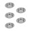 5Pièces Plateau Rangement Sachets Argenté Polyvalent 8