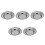 5Pièces Plateau Rangement Sachets Argenté Polyvalent 10