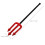 12St Plastic Duivel Demon Prop Halloween Sfeervolle Versiering 11
