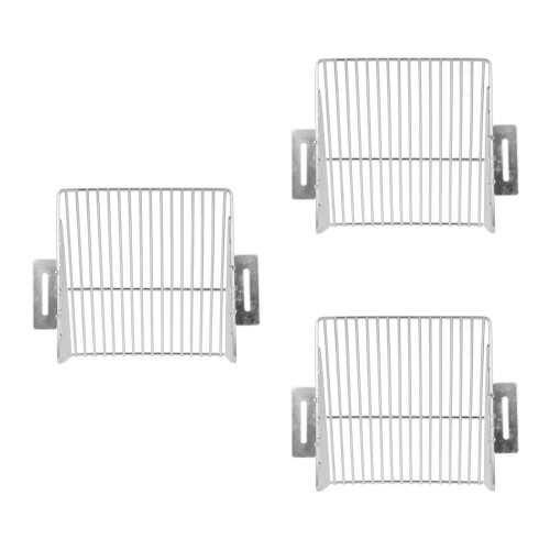 3Pcs Stainless Steel Downspout Guard Silver Gutter Leaf Filter Outdoor 2