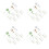 432Pcs Assorted Mini Ball Cake Topper Skewers for DIY Baking 2