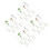 432Pcs Assorted Mini Ball Cake Topper Skewers for DIY Baking 8