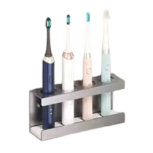 Wall-Mounted Toothbrush Holder with Diatom Base, Bathroom Storage Shelf for Toothbrush and Toothpaste, No Drilling B