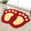Non-Slip Bathroom Floor Mat – Absorbent Microfibre Rug 1