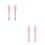 4Pièces Brosse Silicone Rose Douce Pour Masques Et 4