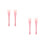 4Pièces Brosse Silicone Rose Douce Pour Masques Et 7