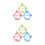 6Pcs Silicone Baby Bracelet Teethers Assorted Colors Soft Chew Toys 9