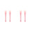 4Pièces Brosse Silicone Rose Douce Pour Masques Et 10