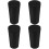 4Pcs Black Car Trash Can Cup Holder with Waterproof Dual Compartments 7