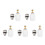 5Pièces Insert Collecteur Chauffage Sol Or Résistant 7