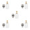 5Pièces Insert Collecteur Chauffage Sol Or Résistant 9