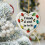 Hjerteformet akryl vennskapsornament 8 cm 1