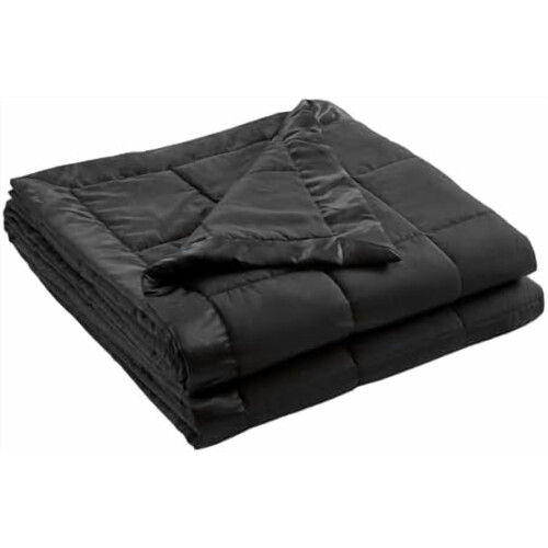 Microfiber Blanket Queen Size Box Quilted Satin Binding