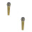 2Pièces Microphone Factice Décor Karaoké Portable 7