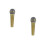 2Pièces Microphone Factice Décor Karaoké Portable 8
