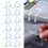 12-Pack Clear Spring Tablecloth Clips 1
