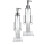 Nutcracker Soap Dispenser, Christmas Nutcracker Soap Liquid Bottle, Clear Acrylic Refillable Lotion Pump Decorative 2pcs 1