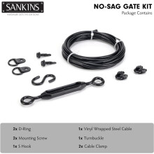 Anti-Sag Gate Kit for Wooden Fences – Stainless Steel