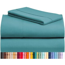 Queen Sheets Set 4-Pc Deep Pocket Microfiber