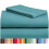 Queen Sheets Set 4-Pc Deep Pocket Microfiber 1