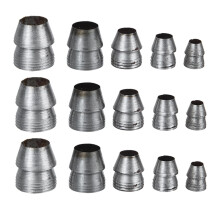 Metallkeil-Set mit rundem und konischem Griff, 15-teilig