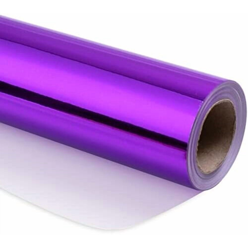 Lila Metallic-Geschenkpapier, 43,2 cm x 20 m